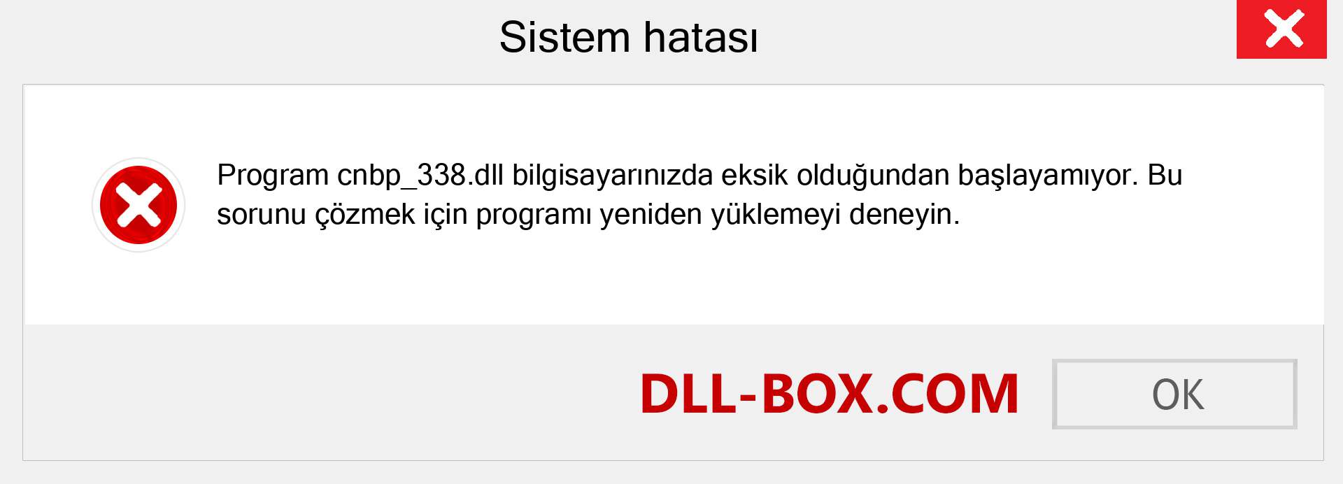 cnbp_338.dll dosyası eksik mi? Windows 7, 8, 10 için İndirin - Windows'ta cnbp_338 dll Eksik Hatasını Düzeltin, fotoğraflar, resimler